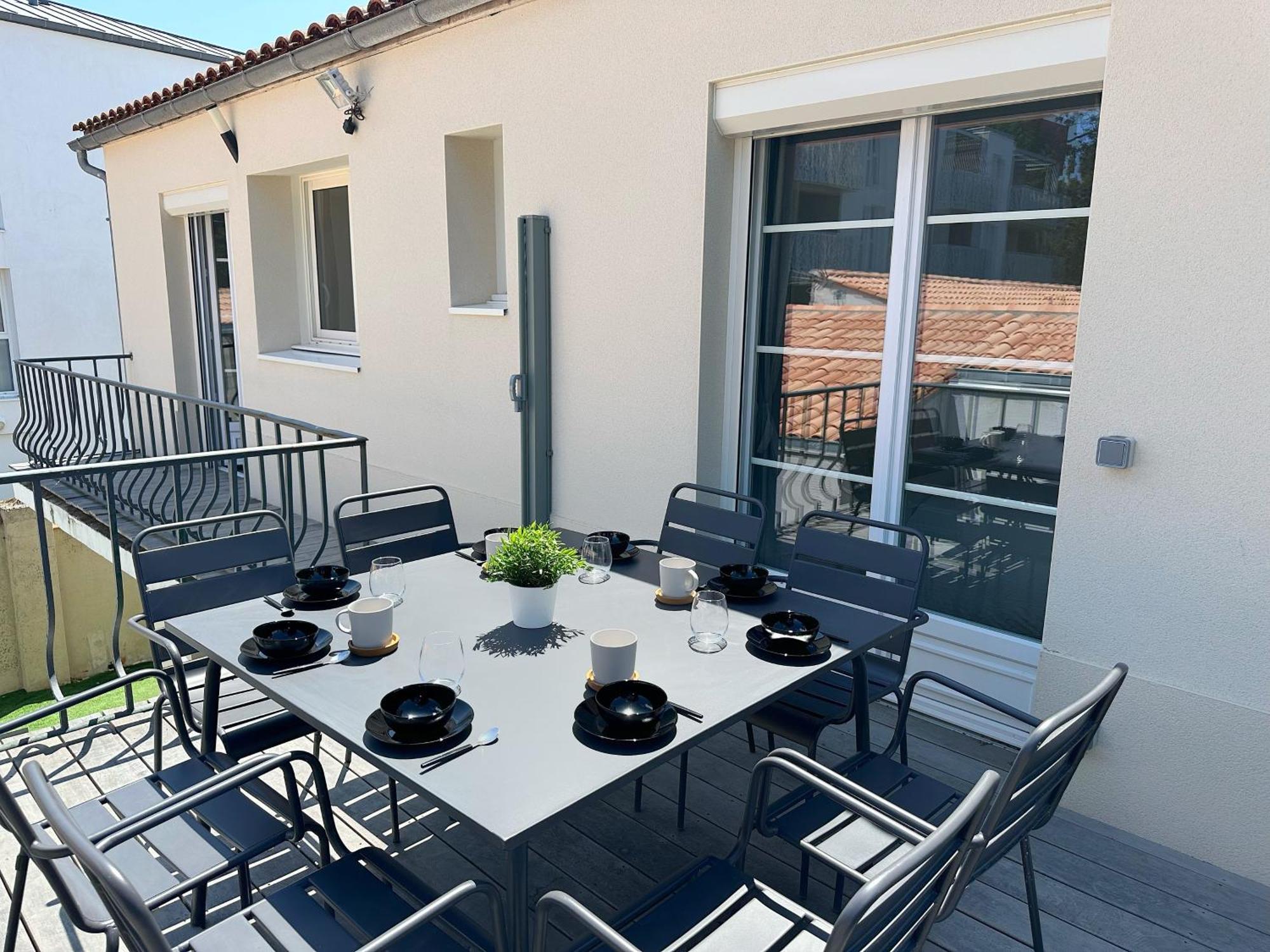Les Appartements Du Carnot - Terrasses Et Jardins La Rochelle (Charente-Maritime) Exterior foto